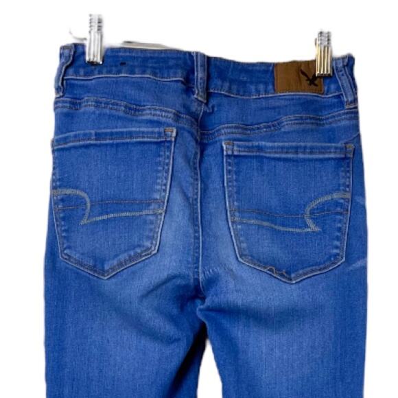 American Eagle Hi Rise Jegging Super Super Stretch Low Rise Women’s Size 00 - Picture 4 of 9